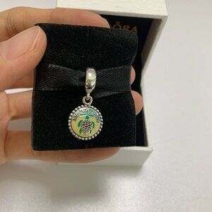 Pandora South Padre Island Charm Beach turtle Dangle Pendant
